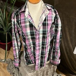 Men’s Bertigo plaid shirt